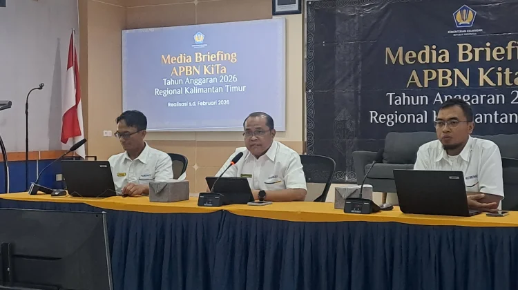 Pendapatan APBN Kaltim Rp2,80 Triliun hingga Februari 2026, Menurun 4,84 Persen