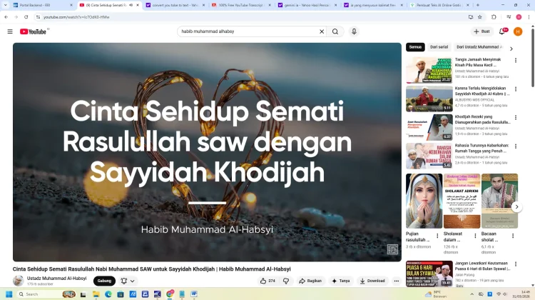 Cinta Sejati Rasulullah SAW untuk Sayyidah Khodijah