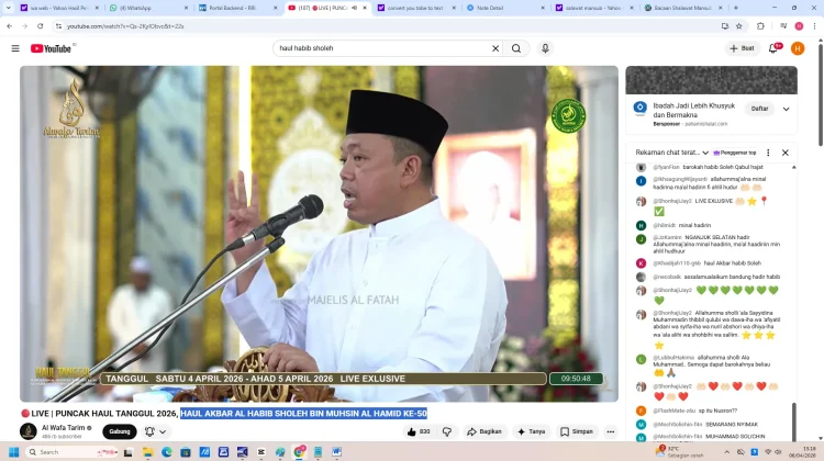 Haul Habib Sholeh dihadiri Menteri Agraria