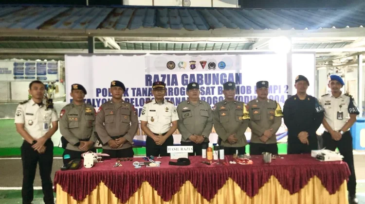 Razia dalam Rangkaian HBP di Rutan Tanah Grogot, Petugas Temukan Sajam Rakitan