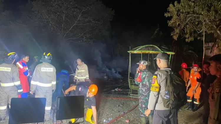 Kebakaran Bengkel di PPU Berhasil Dipadamkan, Kerugian Capai Rp1 Miliar