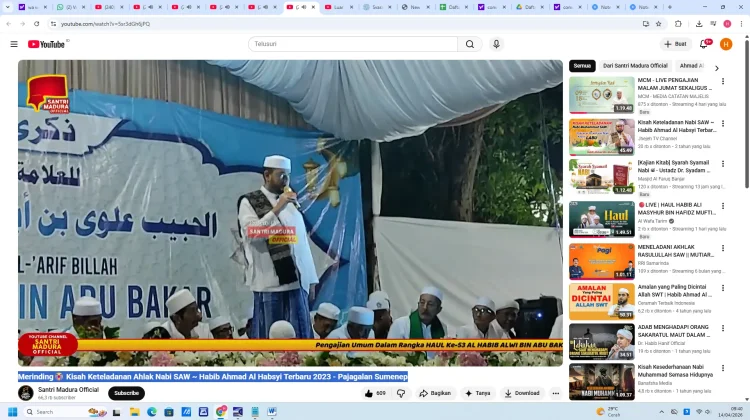 Kisah Amal Orang Sholeh Habib Ahmad Al Habsyi