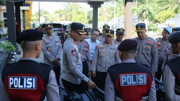 Polres PPU Cek Sarpras Antisipasi Gangguan Kamtibmas