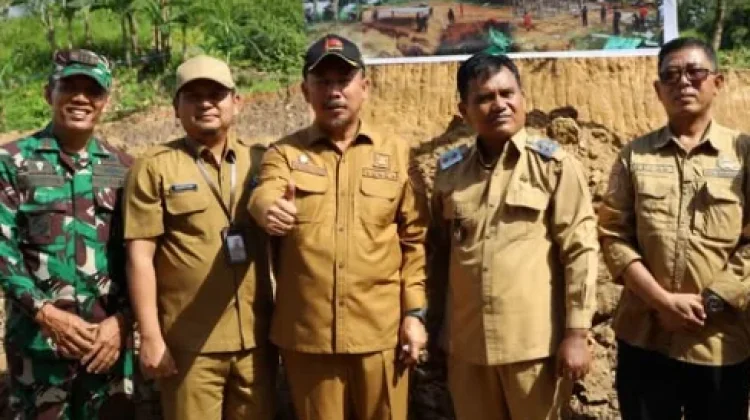 Sekda Kukar Resmikan Awal Pembangunan Koperasi Merah Putih