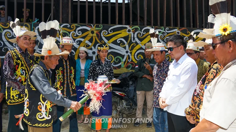 Wabup Mahulu Hadiri Mecak Undat Lepek Majau