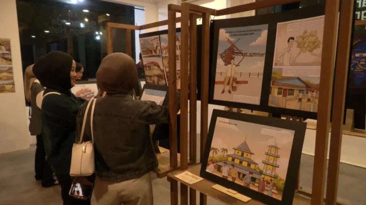 Samarinda Graphic Memoir Exhibition Sajikan Memori Kota Tepian yang Mulai Hilang