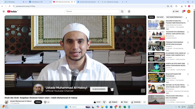Keajaiban Shalawat dalam Islam oleh Habib Muhammad AlHabsyi