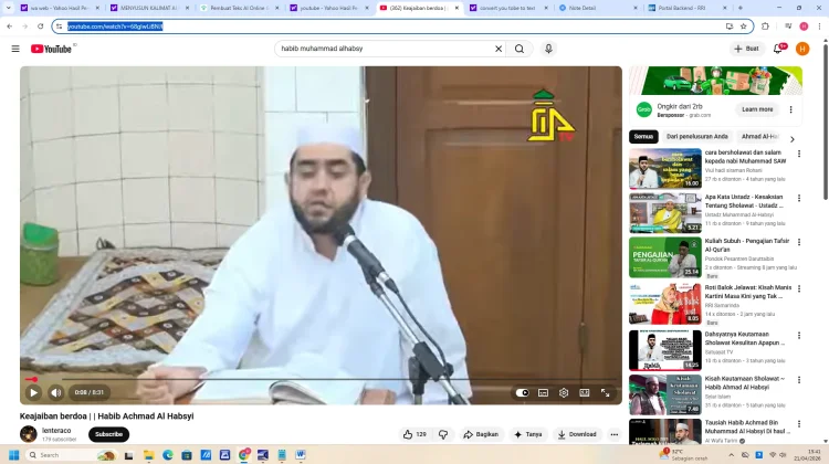 Keajaiban berdoa oleh Habib Achmad Al Habsyi