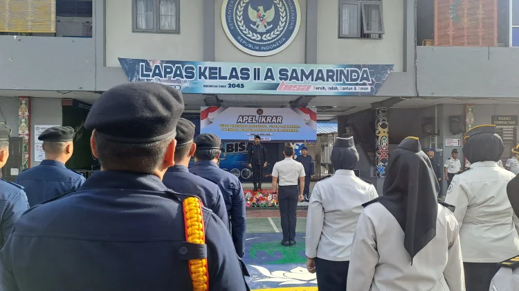 Komitmen Zero Halinar, Lapas Kelas IIA Samarinda Rutin Razia Handphone dan Narkoba