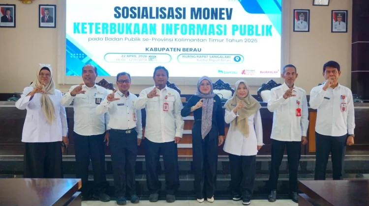 Diskominfo Berau Gelar Sosialisasi Monev Keterbukaan Informasi Publik Se-Kaltim
