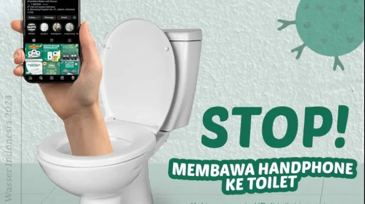 Efek Kesehatan Bermain HP saat Berada di Toilet