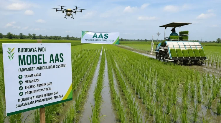 Dari Arkansas ke Indonesia, AAS Hadirkan Sistem Tanam Padi Modern