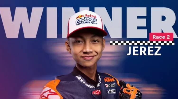 Ramadhipa Juara Race 2 Rookies Cup Jerez