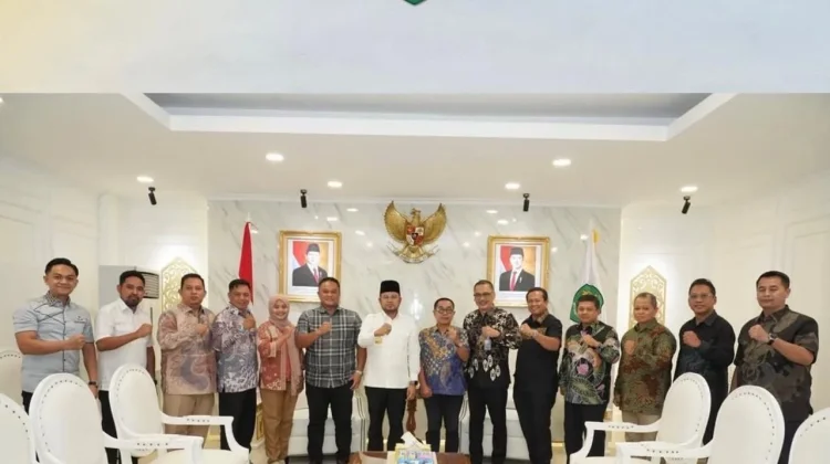 Sambangi Rudy Mas'ud, KONI Kaltim Mendapatkan Pesan untuk Jadi Mesin Prestasi