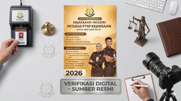Cek Fakta: Rekrutmen PTSP Kejaksaan Viral di TikTok Ternyata Hoaks