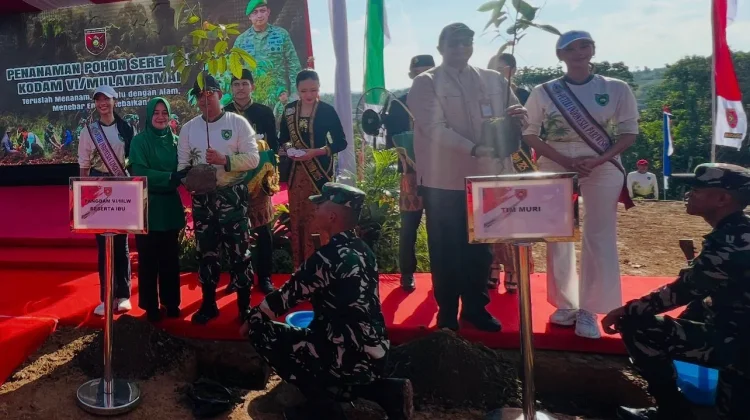 Kodam Mulawarman Tanam Sejuta Pohon Pecahkan Rekor MURI