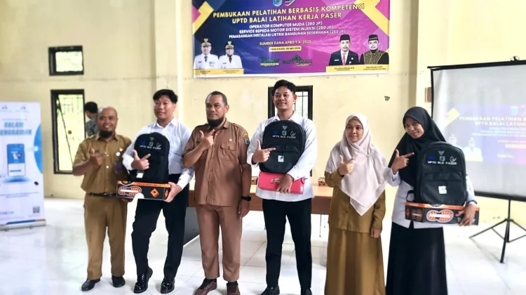 Disnakertrans Paser Launching Pelatihan Berbasis Kompetensi Batch Pertama
