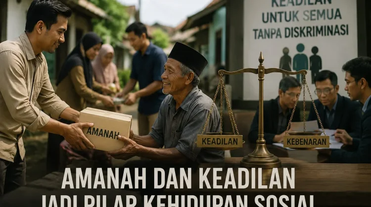 Amanah dan Keadilan Jadi Pilar Kehidupan Sosial