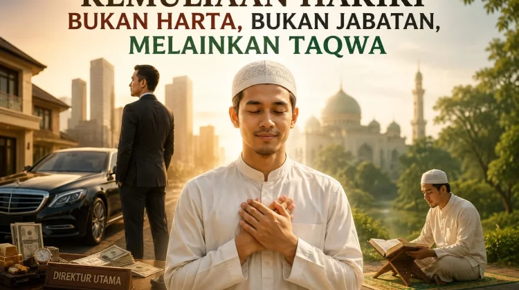 Kemuliaan Hakiki Bukan Harta, Bukan Jabatan, Melainkan Taqwa