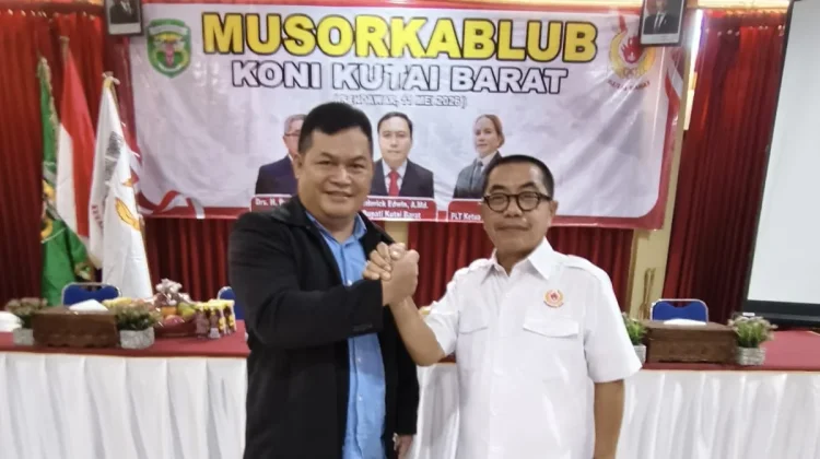 Alsiyus Terpilih Aklamasi Pimpin KONI Kutai Barat