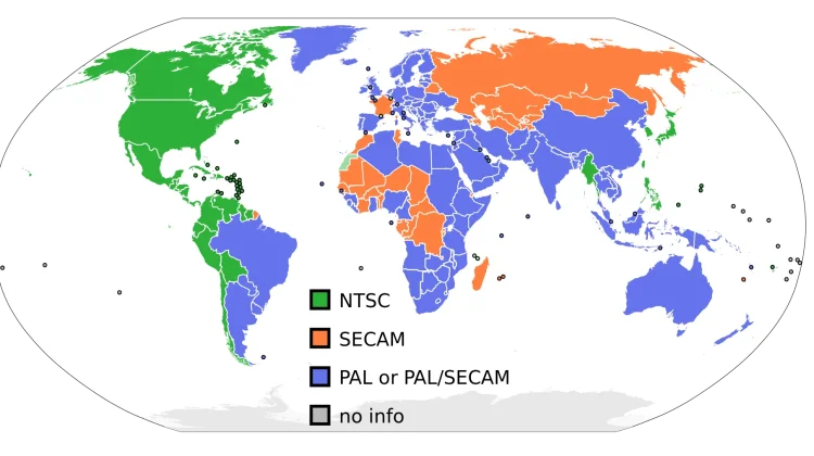 Mengenal Format Video PAL, NTSC, dan SECAM