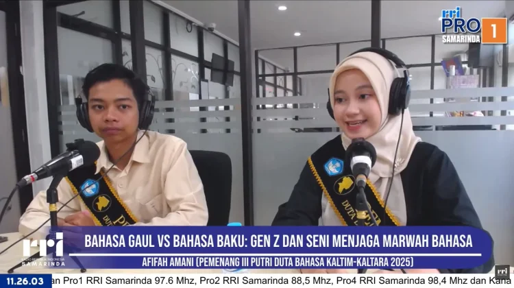 Slogan Trigatra Bangun Bahasa, Gen Z Diimbau Tidak Malu Berbahasa