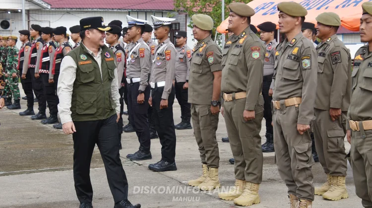 Wabup Mahulu Pimpin Apel Gladi Siaga Banjir 2026