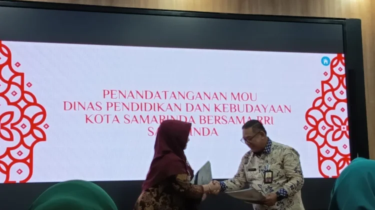 RRI Samarinda dan Disdikbud Teken MoU Penguatan Informasi Pendidikan