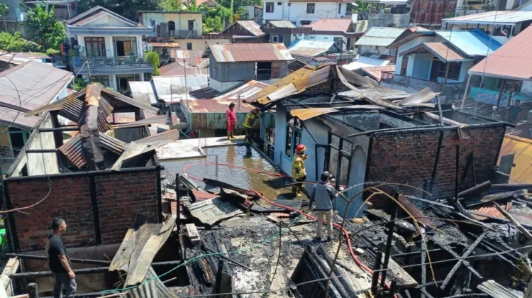 Empat Rumah Rusak Berat dalam Kebakaran di Kelandasan Ulu Balikpapan