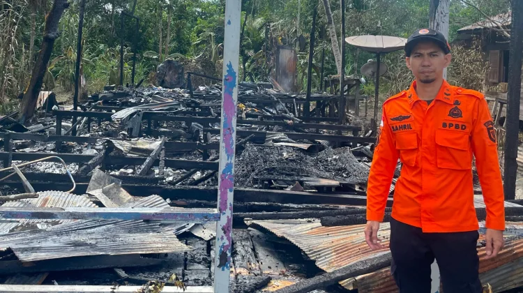 Satu Rumah Bangsalan Hangus di Sambaliung, Tiga Jiwa Terdampak