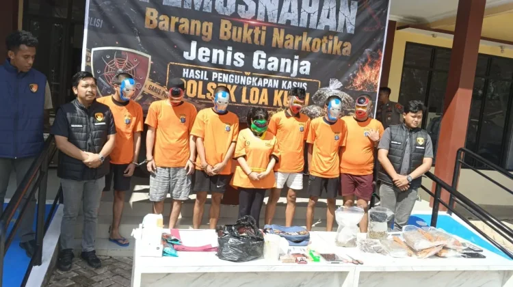 Pengembangan Kasus Ganja Loa Kulu Ungkap Jejak Jaringan hingga Samarinda