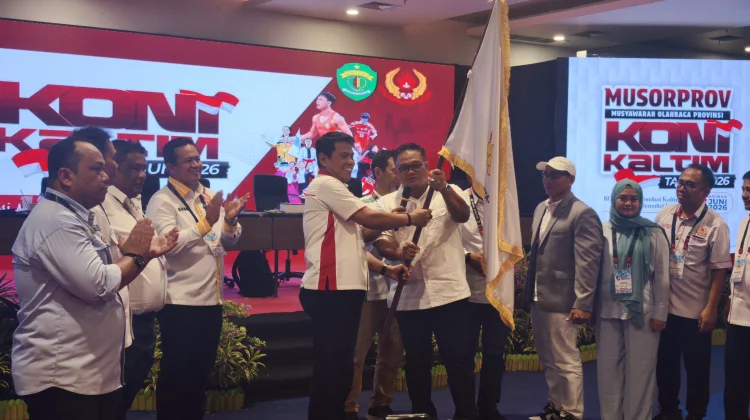 Anderiy Syachrum Nahkodai KONI Kaltim 2026-2030