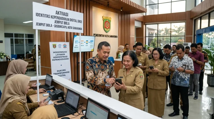 Disdukcapil Samarinda Gencarkan Aktivasi Identitas Kependudukan Digital