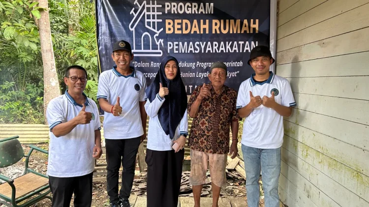 Peduli Sesama, Rutan Tanah Grogot Jalankan Program Bedah Rumah