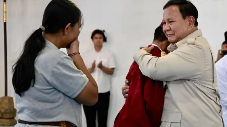 Prabowo Motivasi Korban Bullying agar Pantang Menyerah