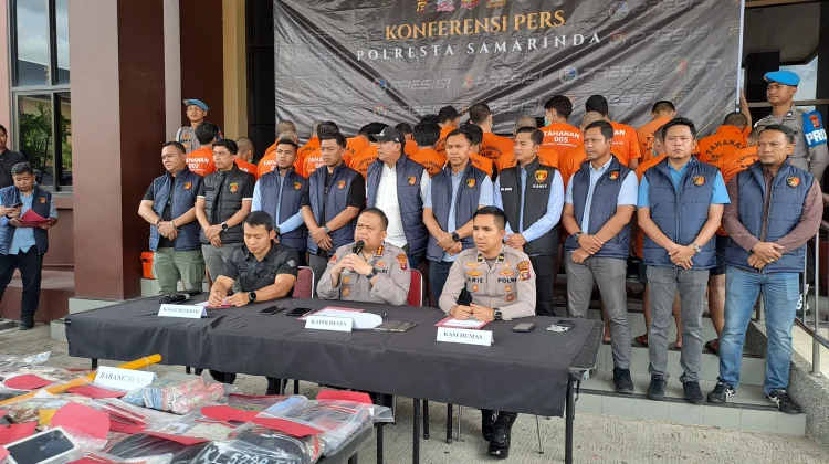 Polresta Samarinda Ungkap 37 Kasus Kejahatan Sepanjang Mei, Curanmor Mendominasi