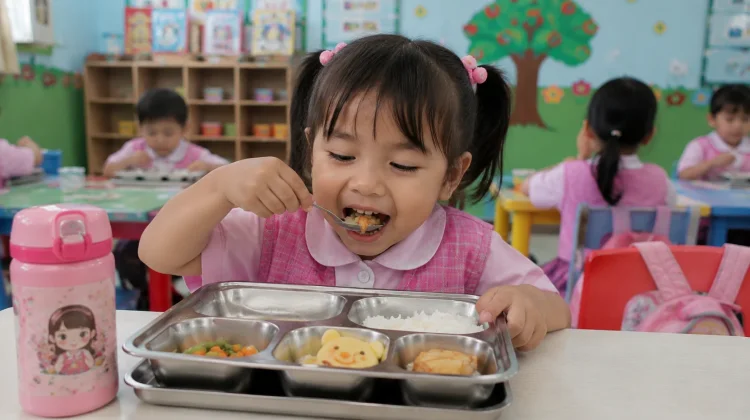 Anak PAUD Pilih-Pilih Makan, Ini Strategi Dapur SPPG Sungai Kunjang
