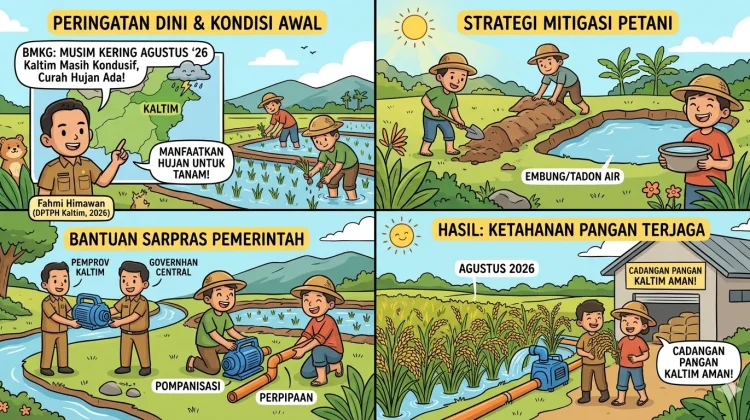 Pemprov Kaltim Siapkan Strategi Hadapi Musim Kering dan Ancaman El Nino