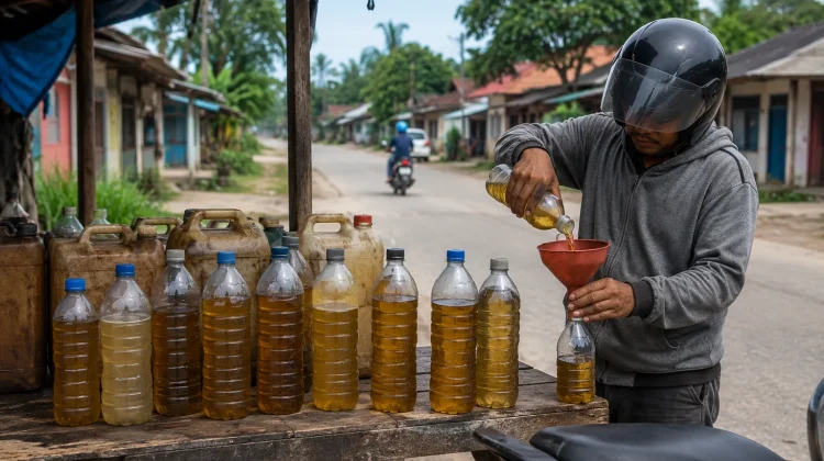 Halo RRI : Penjual BBM Eceran Mulai Berkurang