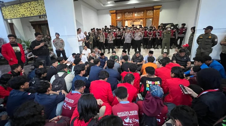 Pendekatan Humanis Redam Demo Mahasiswa Aliansi Balikpapan Bergerak