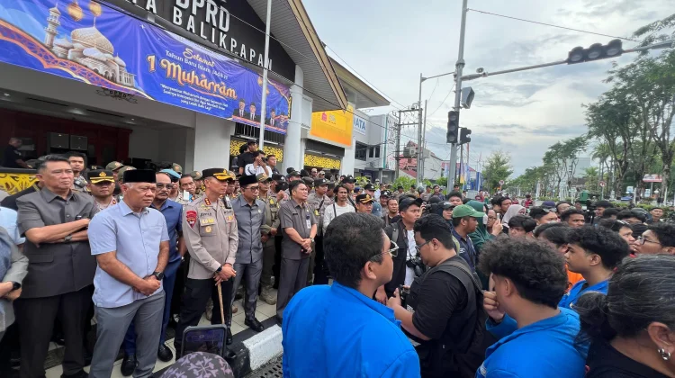 Pendekatan Humanis Redam Demo Mahasiswa Aliansi Balikpapan Bergerak