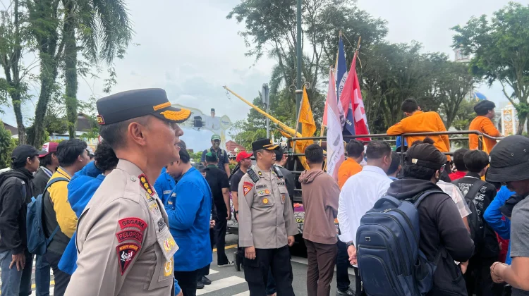 Pendekatan Humanis Redam Demo Mahasiswa Aliansi Balikpapan Bergerak