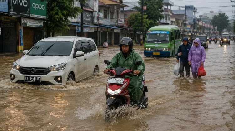 Simpang Empat Sempaja Langganan Tergenang, Solusi Drainase Mulai Dikerjakan