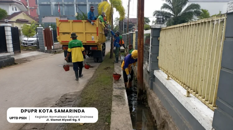 PUPR Soroti Pembukaan Lahan, Drainase Samarinda Cepat Penuh Lumpur
