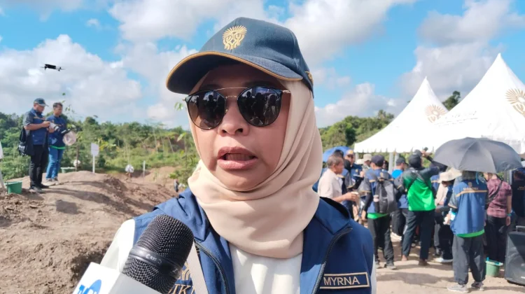 OIKN Mulai Hijaukan Eks Tambang Ilegal Seluas 1,6 Hektar di Samboja Barat