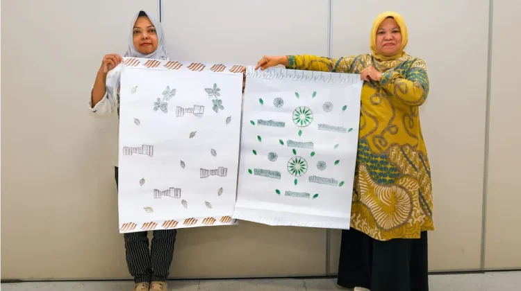 OIKN Mendampingi Masyarakat Merangkai Identitas Nusantara Lewat Motif Batik