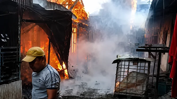 Api Mengamuk di Loa Janan Ilir, 12 Bangunan Jadi Arang