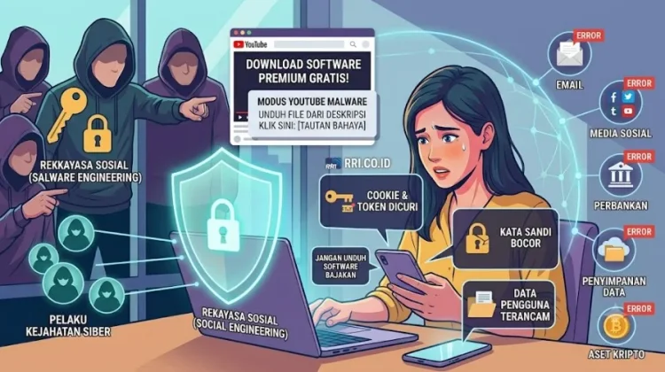 Akun YouTube Digunakan untuk Menyebarkan Malware