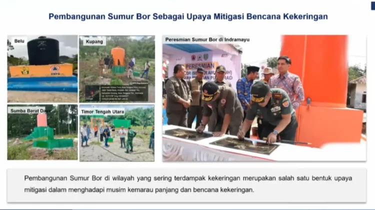 BNPB Dorong Pemda Percepat Pembangunan Sumur Bor dan Distribusi Air Bersih