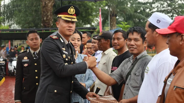 Polres PPU Apresiasi Penggerak Ketahanan Pangan pada Hari Bhayangkara
